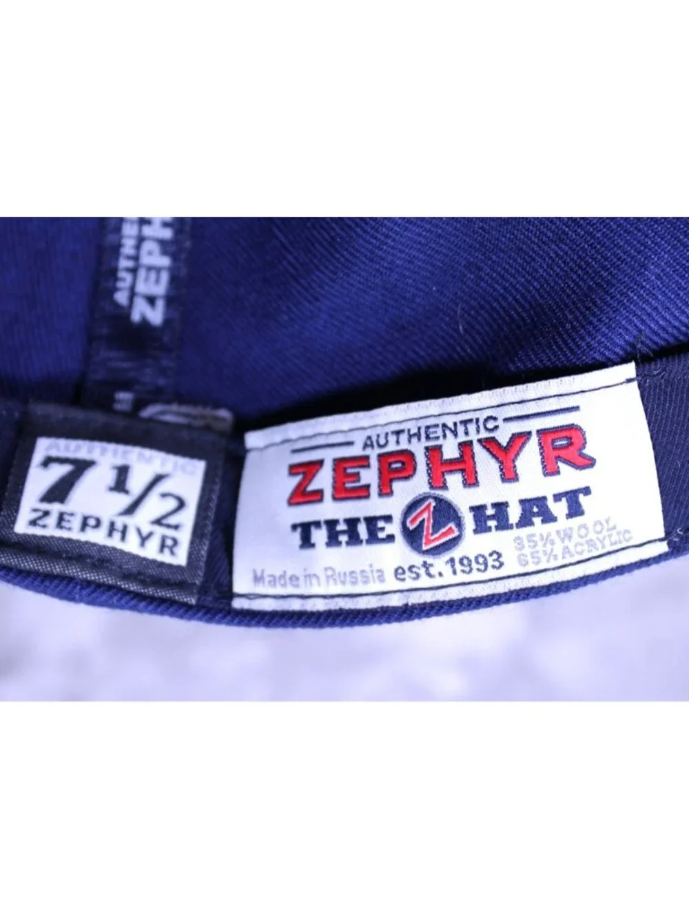 Zephyr Penn State PSU‎ Hat Cap Fitted 7 1/2 Nittany Lions Football Logo